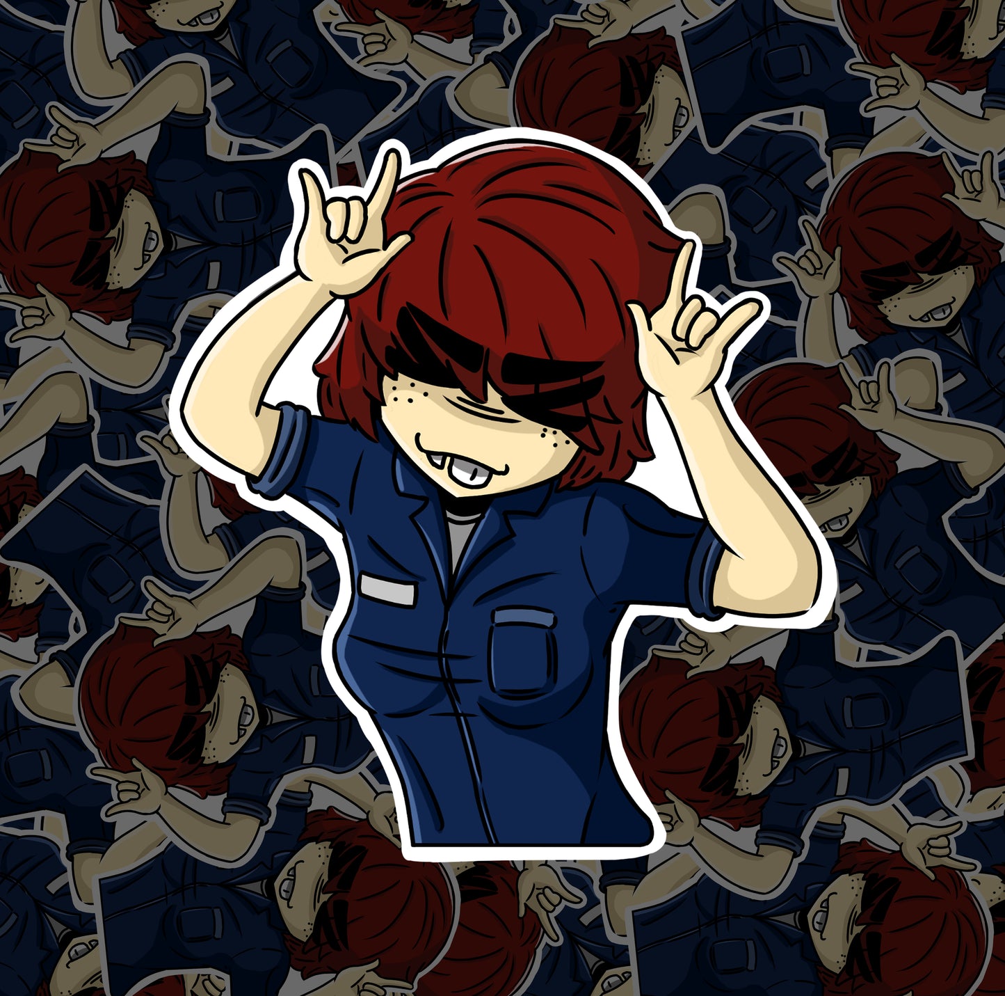 Cute Lil' Mechanic - Sticker