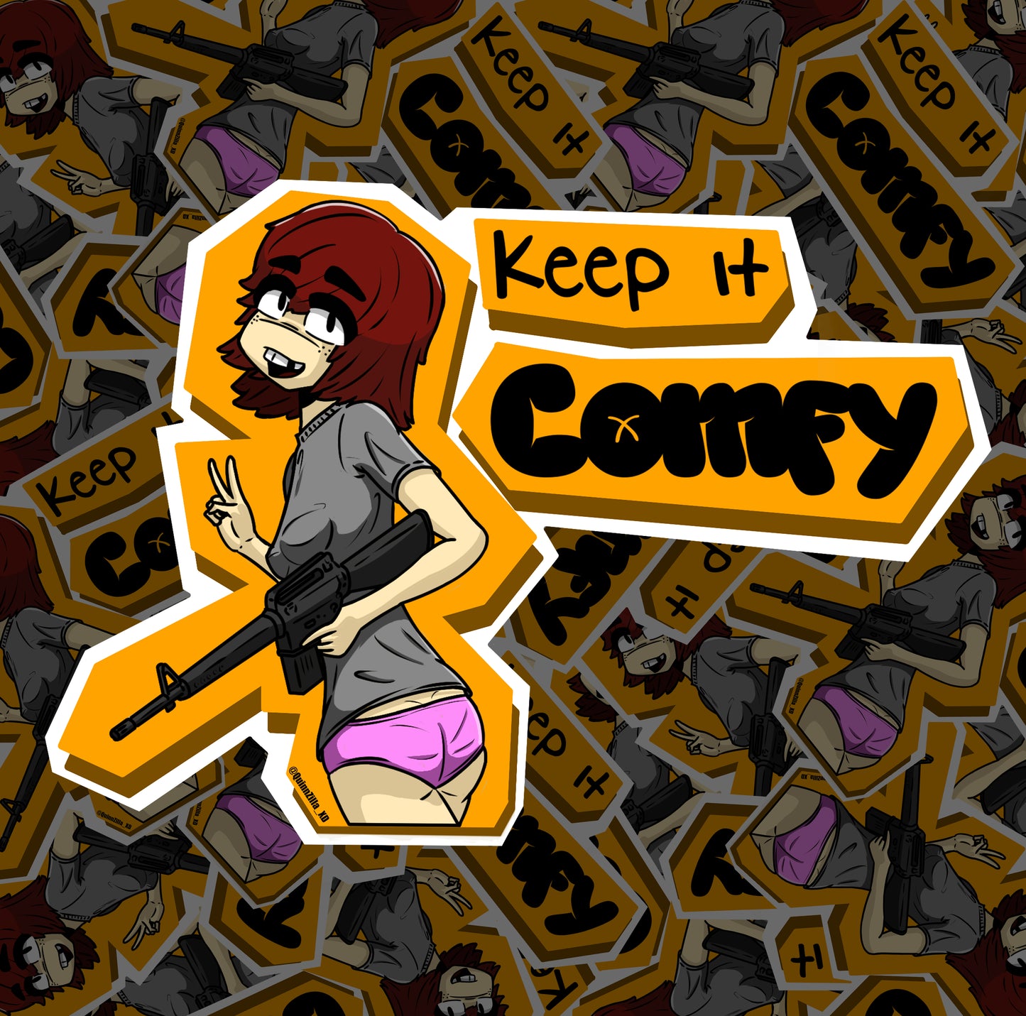 Keep it Comfy - Sticker